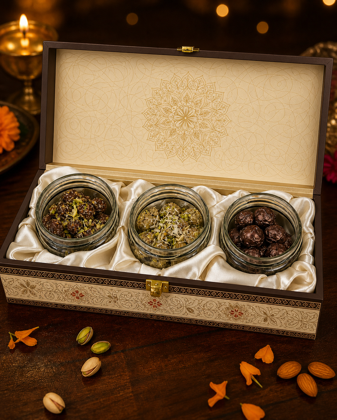 Premium Three-Jar Gift Set (Imperial Wooden Box)